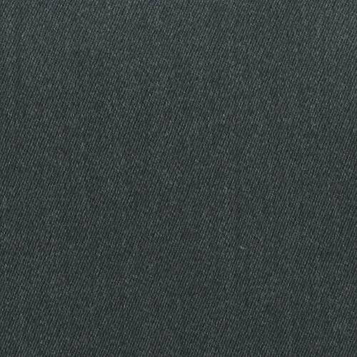Charcoal Black Brush Wool Texture Twill Jacketing, Fabric By the Yard
