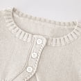 thumbnail image 5 of Antinious Girls Solid Soft Loose Versatile Knit Cover Up Long Sleeve Fall Cardigan, 5 of 5