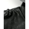 thumbnail image 3 of Men's Stylish PU Leather Zip Up Hooded Jacket - Perfect For Fall & Winter Outdoor Cycling!, 3 of 5