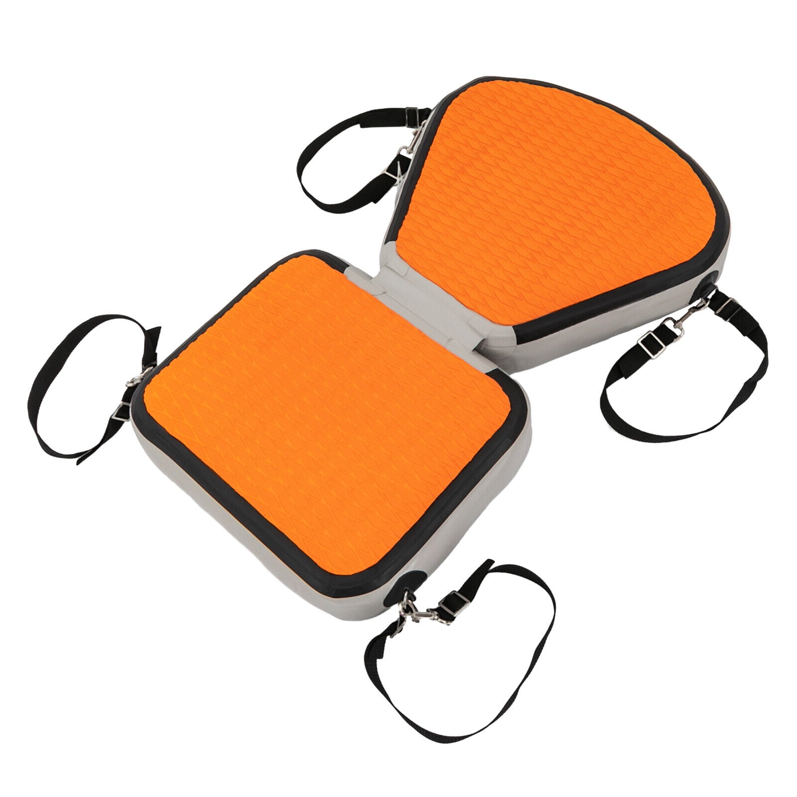 For Adolescents and Adults EVA and PVC Kayak Seats, Orange Thicken Seat Cushion for Kayak, Adjustable Padded Kayak Seat