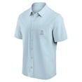 thumbnail image 2 of Men's Fanatics Light Blue Los Angeles Angels Front Office Button-Up Shirt, 2 of 3