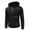 Black, variant on Men's Hoodies Pullover Athletic Spring Thin Solid Color Half Zip Drawstring Hooded Casual Sweatshirt