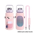 thumbnail image 3 of Advancent Funda para botella, almohadilla autoadhesiva multicolor, soporte para correa para el hombro, impermeable, buena decoración, bolsa para Teteras, 3 of 6