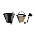 thumbnail image 1 of Cesta de filtro y paquete de filtros permanentes en tono dorado Cuisinart DCC-3200, 1 of 1