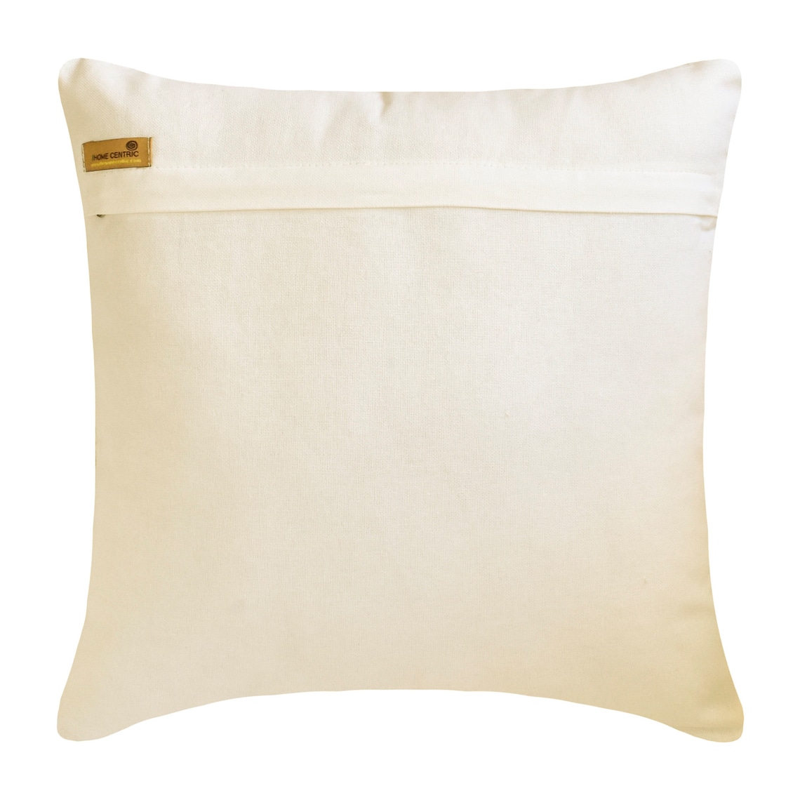 Pillow Case With Zipper, Decorative Gold 14"x14" (35x35 cm) Throw Pillow Covers, Linen Striped, Quilted & Foil Throw Pillows For Sofa, Patchwork Pattern Modern Style - Carat Lane