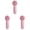 Pink 3PCS, variant on New Charging Silicone Cleanser Electric Facial Wash Miniature Wate Rproof Ultra So.n Ic Pore Cleaner Infusion Nourishment A New Choice For Beauty 长14.6宽6.5高6.5cm
