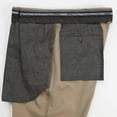 thumbnail image 6 of Men's Haggar® Cool Right® Performance Flex Classic-Fit Pleated Pants Color: Khaki Size: 36X30, 6 of 7