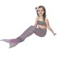 thumbnail image 2 of Traje de baño para niñas, conjunto de Bikini con cola de sirena, disfraces de juego de rol, trajes de baño APurple4-5 años, 2 of 5