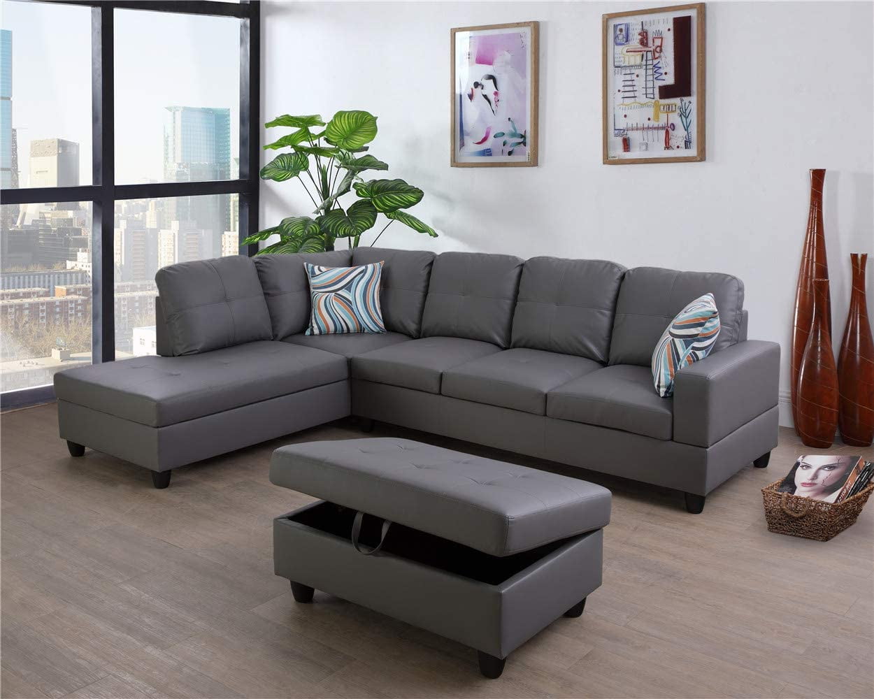 living room sectional sofa set