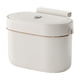 thumbnail image 2 of Basurero Pequeño para Baño, de Pared con Tapa, para Cocina y Baño, Gran Capacidad (9/7 L), Plástico Beige, Diseño Compacto., 2 of 6