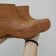 thumbnail image 4 of Botas de lluvia cortas con punta redonda para mujer, botas de lluvia para mujer, botas de lluvia cortas impermeables de EVA, botas cortas informales con suela gruesa, las mejores de su clase, 4 of 5