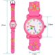 thumbnail image 2 of Reloj encantador de los niños de la prenda impermeable del silicón de la historieta 3D para los regalos más recientes del diseño de los niños Rojo Verde, 2 of 5