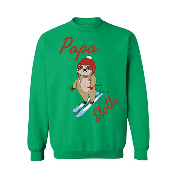 Awkward Styles Xmas Sweatshirt Christmas Papa Sloth Sweater