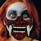 thumbnail image 2 of Maojin Toy Story Juguetes Japanese Hannya Mask De-mon Oni Sam-urai NOH Kabuki Prajna Devil Half Face Mask Cosplay, 2 of 2