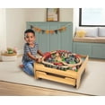 thumbnail image 1 of 100  Piece Wooden Train Table, 1 of 10