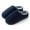 Navy Blue, variant on Womens Mens Slippers Memory Foam Comfort Fuzzy Plush Lining Slip On House Shoes Indoor Outdoor