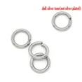 thumbnail image 2 of J218 - 500 pcs Stainless Steel Open Jump Rings 6mm - 18 Gauge (1mm Thick) - High Quality - Tarnish Resistant!, 2 of 3