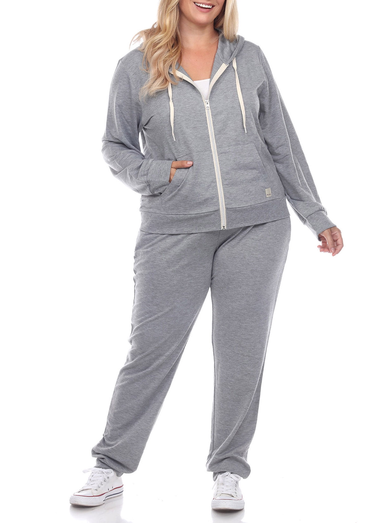 Plus Size French Terry Hoodie 