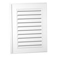 thumbnail image 2 of Canplas Inc 626075-00 12 x 18 Po Blanc Rectangle Pignon Évent, 2 of 3