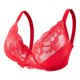 thumbnail image 1 of Bralettes De Encaje Posición Alta Del Corazón Sujetador Push Up Ropa Interior Cómoda Y Transpirable Para Mujer 40/90E Hierro Rosa, 1 of 6