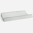 thumbnail image 4 of Bacati - Hearts Gray Quilted Muslin Changing Pad Cover, 4 of 8