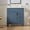 Blue, variant on 30" french style Compact Freestanding Cabinet, Bathroom Storage Unit with adjustable shelf, Modern Small Bathroom Vanity with soft-close structure for bathroom renovation, Blue
