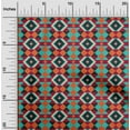 thumbnail image 2 of oneOone Silk Tabby Orange Fabric Geometric Sewing Craft Projects Fabric Prints By Yard 42 Inch Wide, 2 of 4