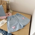 thumbnail image 5 of LWNYDPLSD Cute Baggy Shorts for Girls Denim Summer Short Jeans Teen Girl Y2k Trendy Casual Short Tween Girl Vintage Loose Fashion Shortalls with Pockets Girl Clothes, 5 of 6