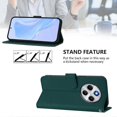 thumbnail image 3 of For Xiaomi Redmi 14C 4G Case Solid Color Wallet Leather Phone Cover with Strap - Lemon, 3 of 5