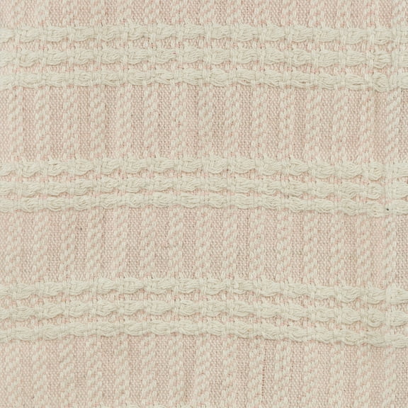 Rizzy Throw Handloomed Woven Blush/Natural 12"x10"x5"