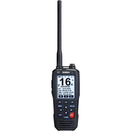 Uniden® 6-Watt Class-d Floating Handheld VHF Marine Radio