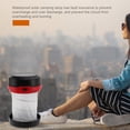 thumbnail image 5 of Solar Powered LED Camping Lantern USB Collapsible Solar Portable Chargeable for Hiking Camping Tent Hunting Red, 5 of 6
