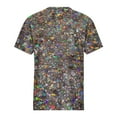 thumbnail image 5 of Leesechin Womens Sequin Tops Summer Short Sleeve Shimmer Glitter Tops Sparkly Shirt Concert Disco Party Crew-Neck Tees, 5 of 5