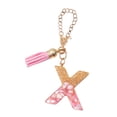 thumbnail image 2 of Ziurtnc Cup Chain Shiny Glitter Sequins Initial Shape Pendant Tumbler Charm Resin Initials Keychain with Tassel Decor Bag Accessories, 2 of 8