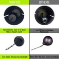 thumbnail image 2 of Deep Resonance Serenity Bell Large Wind Chimes for Outside Deep Tone Garden Bells Wind Chimes 528 Hz Low Pitch Wind Bell 26 inch (Large), 2 of 5