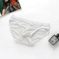 thumbnail image 3 of Bigersell Cheeky Panties Clearance Crotchless Underwear Seamless Panty Style P-173 Polyester Cheeky Panties Cotton Thong Underwear Ladies Briefs High Waist Women's Bikini Panties White XL, 3 of 3