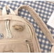thumbnail image 4 of Bolsa de herramientas negra, mochila de pana Kawaii con colgante de oso lindo, bolso Vintage para niña, estudiante, bolso escolar, bolso para ordenador portátil, 4 of 5
