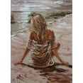 thumbnail image 2 of Luniak, Monika 25x32 White Modern Wood Framed Museum Art Print Titled - Silence II, 2 of 4