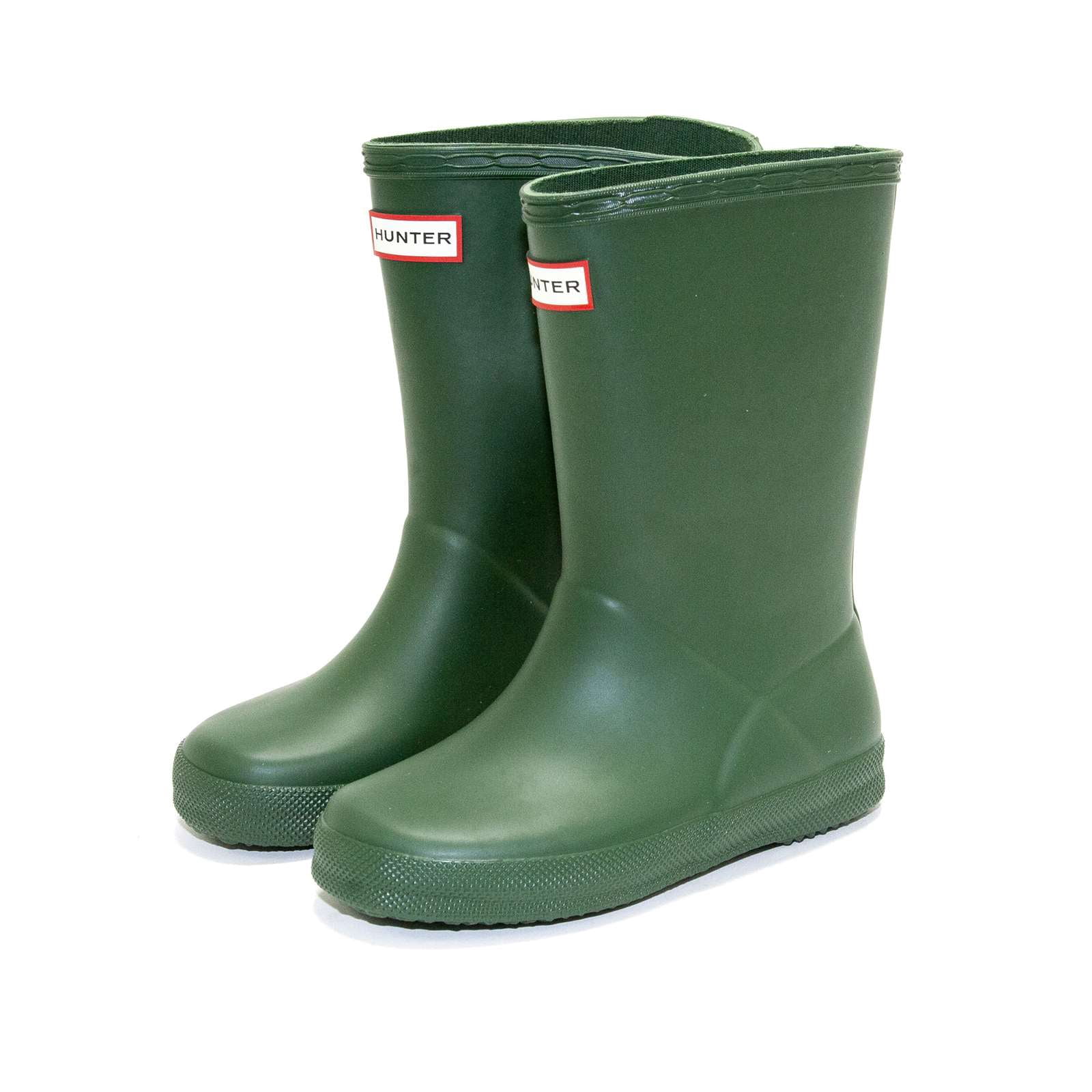 Hunter Toddlers Original First Classic Rain Boots, Hunter Green,5 M US
