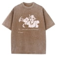 thumbnail image 5 of Camisetas góticas de gran tamaño para hombres y mujeres, camiseta Retro lavada Y2k, camisetas con estampado de letras de Calavera, camisa informal suelta de manga corta, 5 of 5