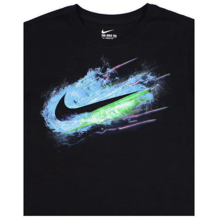 Nike - Nike Big Boys' (8-20) Ice Swoosh T-Shirt-Black - Walmart.com ...