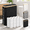 Black-49L, variant on Beige 49L Slim Toilet Paper Storage Chest with Lid, Holds Up to 20 Regular Rolls