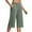 Green, variant on Plebaso Yoga Capri Pants for Women High Waisted Wide Leg Workout Pants Stretch Comfy Capris with Pockets