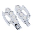 thumbnail image 3 of Reposapiés De Motocicleta Reposapiés Reposapiés De Tablas De Piso Compatible Para XL 883 1200 X48 Plata Zulema Reposapiés de motocicleta, 3 of 8
