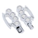 thumbnail image 3 of Universal Motocicleta Mini Trail Bike Pedal Clavijas Plata Para Harley, 3 of 8