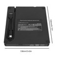 thumbnail image 2 of USB 3.0 Type-C Slim DVD/CD ROM Rewriter Burner DVD RW CD Writer Drive Burner Reader for Laptop Desktop PC Mac OS Windows/Linux, 2 of 9