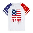 thumbnail image 5 of New Summer Short Sleeve Shirts for Boys Fashion Boys and Girls Short Sleeve Tops Crewneck Print Blouses & Shirts Stretchable Unisex T-Shirts for Girls, 5 of 5