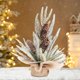 thumbnail image 1 of Fiudx Ofertas relámpago del día, solo en línea Árbol de Navidad artificial Árbol de escritorio Adornos navideños Exhibición de árboles de Navidad Árbol de Navidad pequeño, 1 of 5