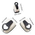 thumbnail image 3 of JHEHF HeartPunches for Paper Crafts 9mm,16mm,25mm Heart Paper Punch Portable Manual Hole Punching Paper Cutter DIY Art Craft 3Sizes, 3 of 9