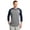Heather Grey/Navy, variant on SPORT-TEK Mens Colorblock Raglan Jersey